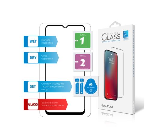 Скло захисне ACCLAB Full Glue Tecno Spark 9 Pro Black (1283126547300), зображення 7 Скло захисне ACCLAB Full Glue Tecno Spark 9 Pro Black (1283126547300), зображення 7