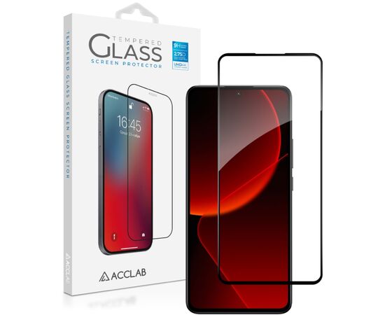 Стекло защитное ACCLAB Full Glue Xiaomi 13T Black (1283126582523)