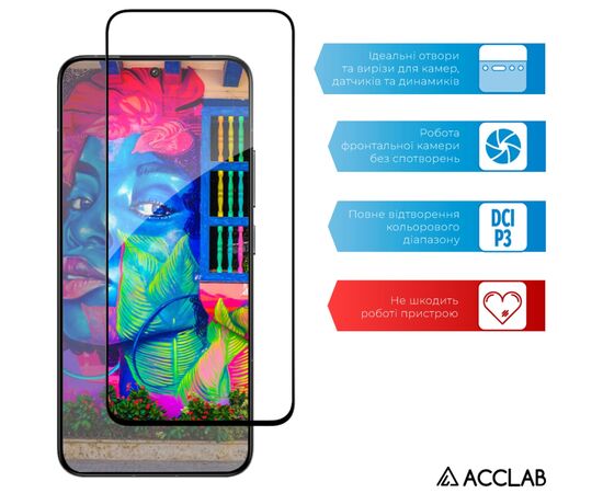Стекло защитное ACCLAB Full Glue Xiaomi 14 Black (1283126591280), изображение 5 Стекло защитное ACCLAB Full Glue Xiaomi 14 Black (1283126591280), изображение 5