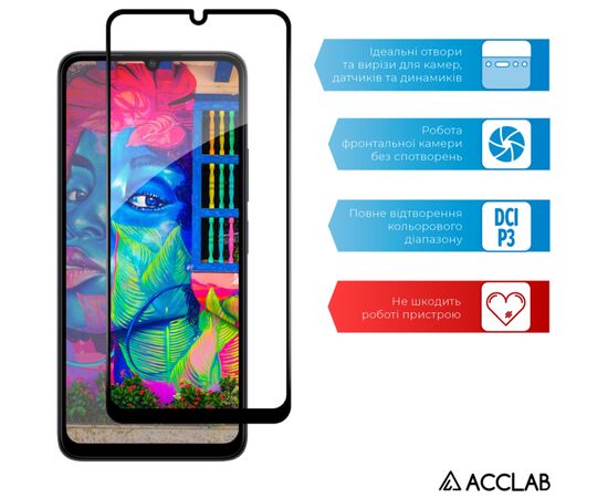 Скло захисне ACCLAB Full Glue Xiaomi Redmi 13C Black (1283126583209), зображення 5 Скло захисне ACCLAB Full Glue Xiaomi Redmi 13C Black (1283126583209), зображення 5