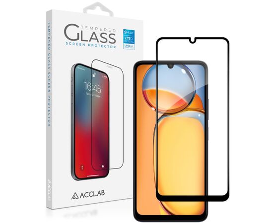 Стекло защитное ACCLAB Full Glue Xiaomi Redmi 13C Black (1283126583209)