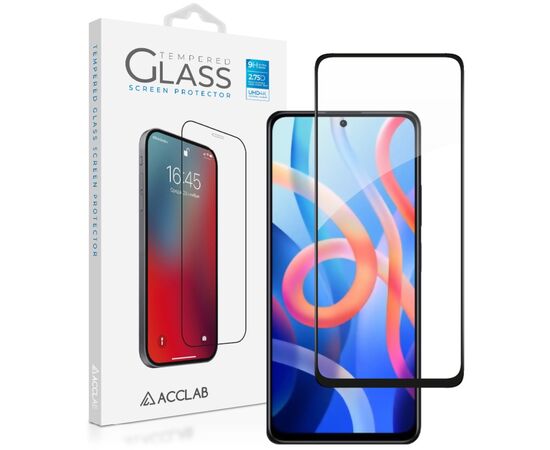 Стекло защитное ACCLAB Full Glue Xiaomi Redmi Note 11 5G Black (1283126522772)