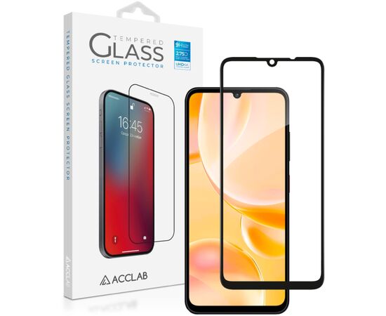 Стекло защитное ACCLAB Full Glue ZTE Blade A55 Black (1283126598852)
