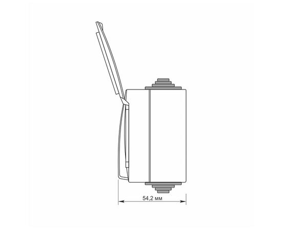 Розетка Videx BINERA IP65 наружная 1ая с заземлением, изображение 5