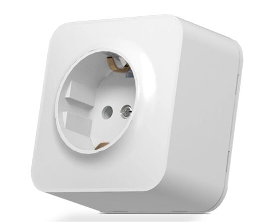 Розетка Videx BINERA IP20 наружная 1ая с заземлением белая (VF-BNS21G-W)