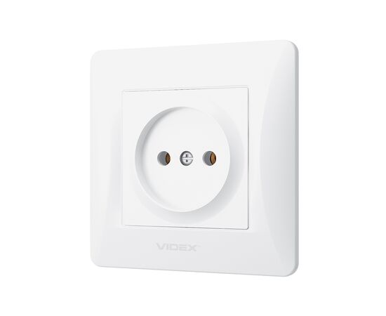 Розетка Videx BINERA 1ая (VF-BNSK1-W), изображение 2 Розетка Videx BINERA 1ая (VF-BNSK1-W), изображение 2