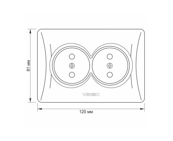 Розетка Videx BINERA 2ая (VF-BNSK2-W), изображение 6 Розетка Videx BINERA 2ая (VF-BNSK2-W), изображение 6