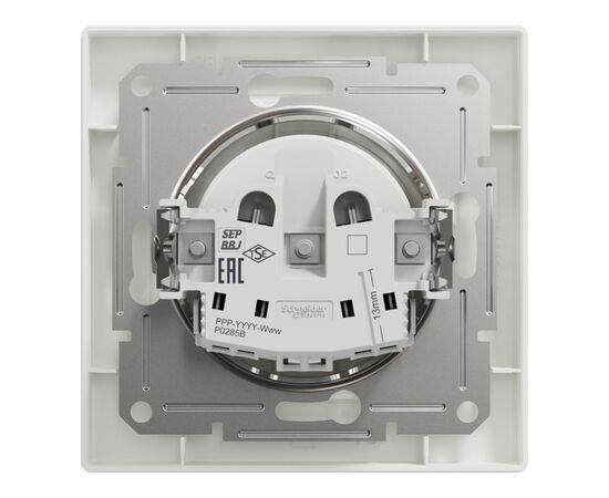 Розетка Schneider Electric ASFORA без заземлення біла (EPH3000121), изображение 8 Розетка Schneider Electric ASFORA без заземлення біла (EPH3000121), изображение 8