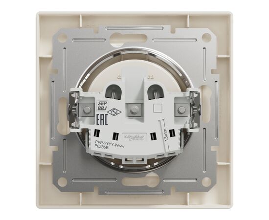 Розетка Schneider Electric ASFORA без заземлення крем (EPH3000123), изображение 8 Розетка Schneider Electric ASFORA без заземлення крем (EPH3000123), изображение 8