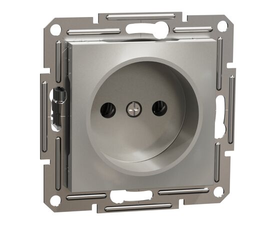 Розетка Schneider Electric ASFORA без заземления бронза (EPH3000169), изображение 2 Розетка Schneider Electric ASFORA без заземления бронза (EPH3000169), изображение 2