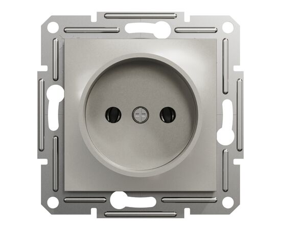 Розетка Schneider Electric ASFORA без заземления бронза (EPH3000169)