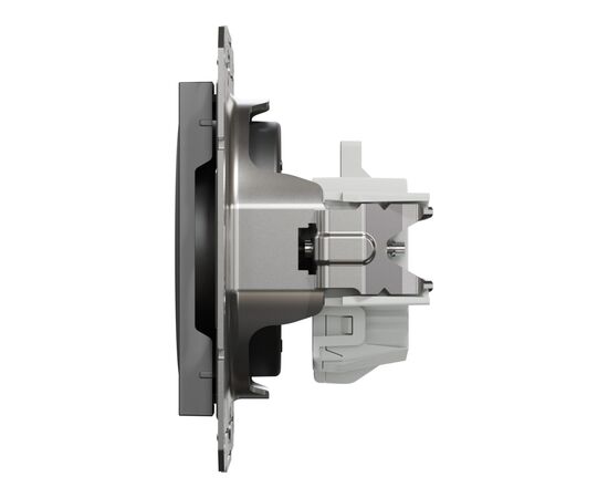 Розетка Schneider Electric ASFORA без заземлення антрацит (EPH3000171), изображение 4 Розетка Schneider Electric ASFORA без заземлення антрацит (EPH3000171), изображение 4