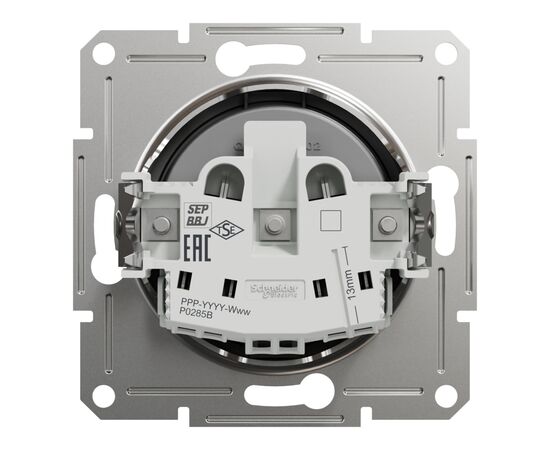 Розетка Schneider Electric ASFORA без заземлення антрацит (EPH3000171), изображение 8 Розетка Schneider Electric ASFORA без заземлення антрацит (EPH3000171), изображение 8