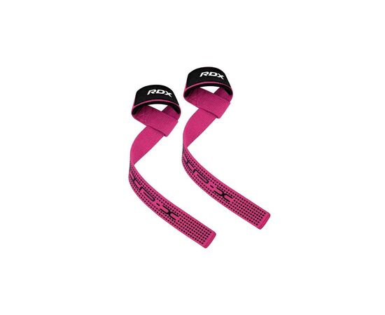 Кистьові лямки RDX S4 Gym Cotton Gel Straps Pink Plus (WAC-S4P+), зображення 2 Кистьові лямки RDX S4 Gym Cotton Gel Straps Pink Plus (WAC-S4P+), зображення 2