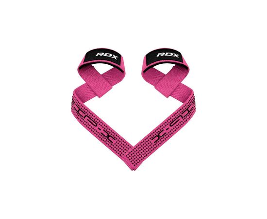 Кистевые лямки RDX S4 Gym Cotton Gel Straps Pink Plus (WAC-S4P+)