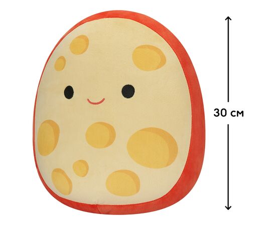Мягкая игрушка Squishmallows Сыр Маннон 30 см (SQCR04153), изображение 4 Мягкая игрушка Squishmallows Сыр Маннон 30 см (SQCR04153), изображение 4