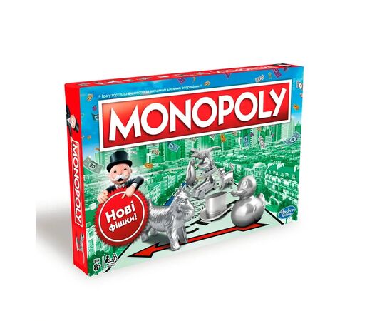 Настольная игра Hasbro Классическая Монополия украинская версия (C1009)