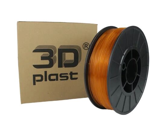 Пластик для 3D-принтера 3Dplast PETG 1.75мм, 0.85кг, transparent orange (3DPTG17508CNG)