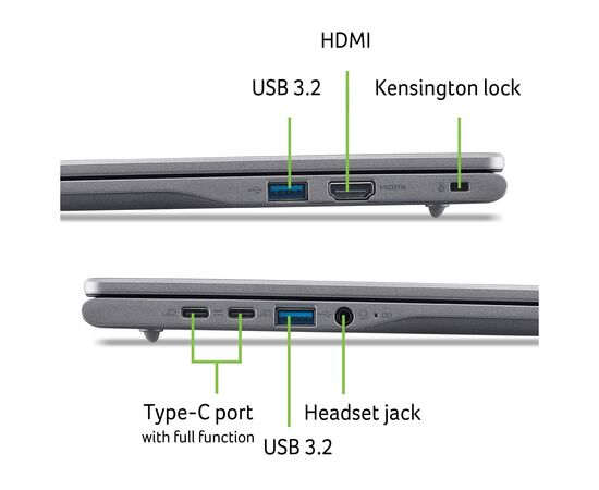 Ноутбук Acer Chromebook Plus CB516-1H (NX.JCLEU.003), изображение 10 Ноутбук Acer Chromebook Plus CB516-1H (NX.JCLEU.003), изображение 10