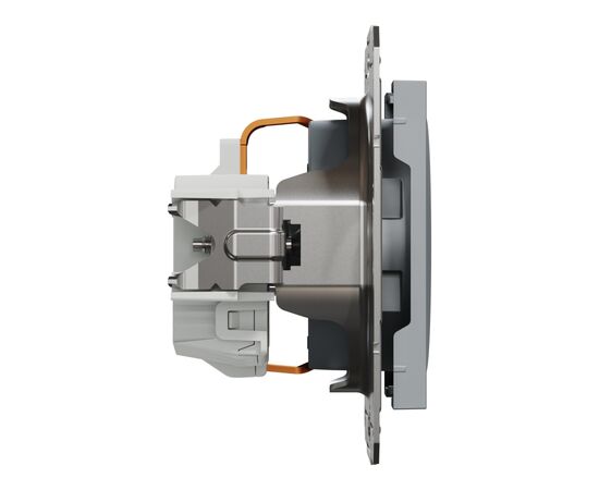 Розетка Schneider Electric ASFORA сталь (EPH2900162), изображение 3 Розетка Schneider Electric ASFORA сталь (EPH2900162), изображение 3