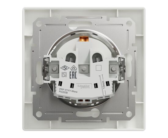 Розетка Schneider Electric ASFORA зі штор. біла (EPH2900221), изображение 8 Розетка Schneider Electric ASFORA зі штор. біла (EPH2900221), изображение 8