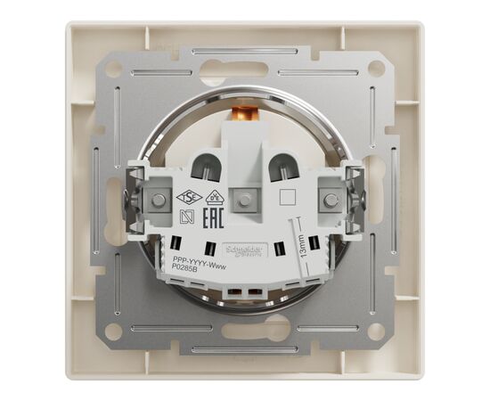 Розетка Schneider Electric ASFORA со штор. крем (EPH2900223), изображение 8 Розетка Schneider Electric ASFORA со штор. крем (EPH2900223), изображение 8