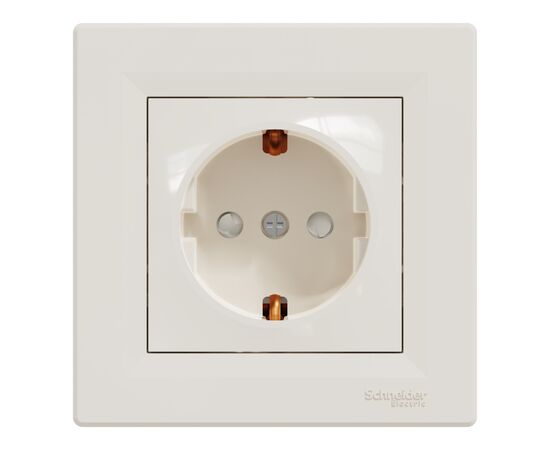 Розетка Schneider Electric ASFORA со штор. крем (EPH2900223)