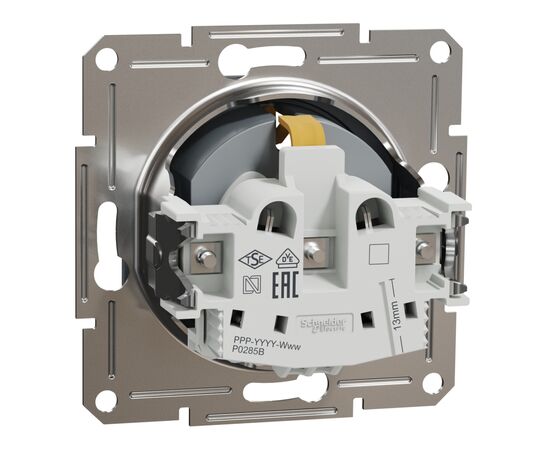 Розетка Schneider Electric ASFORA со штор. сталь (EPH2900262), изображение 7 Розетка Schneider Electric ASFORA со штор. сталь (EPH2900262), изображение 7