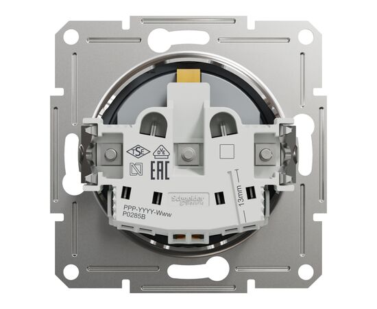 Розетка Schneider Electric ASFORA со штор. сталь (EPH2900262), изображение 8 Розетка Schneider Electric ASFORA со штор. сталь (EPH2900262), изображение 8