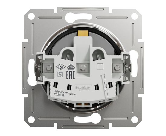 Розетка Schneider Electric ASFORA со штор. антрацит (EPH2900271), изображение 8 Розетка Schneider Electric ASFORA со штор. антрацит (EPH2900271), изображение 8