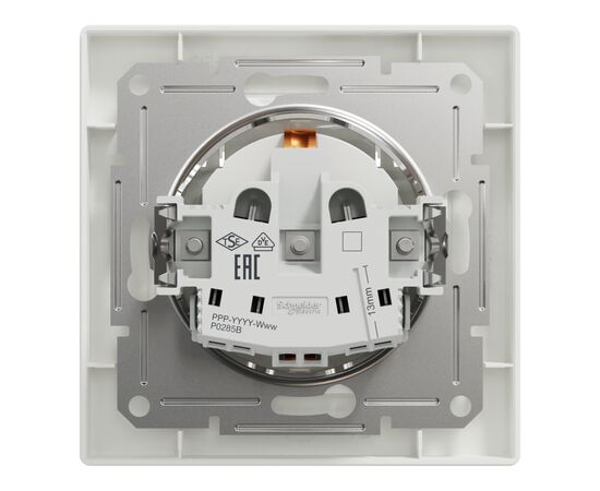 Розетка Schneider Electric ASFORA з кришкою, біла (EPH3100121), изображение 8 Розетка Schneider Electric ASFORA з кришкою, біла (EPH3100121), изображение 8