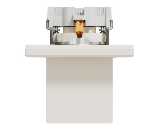 Розетка Schneider Electric ASFORA з кришкою, крем (EPH3100123), изображение 5 Розетка Schneider Electric ASFORA з кришкою, крем (EPH3100123), изображение 5