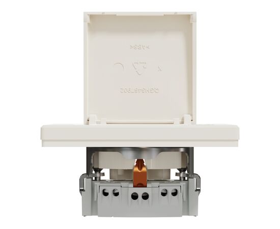 Розетка Schneider Electric ASFORA з кришкою, крем (EPH3100123), изображение 6 Розетка Schneider Electric ASFORA з кришкою, крем (EPH3100123), изображение 6