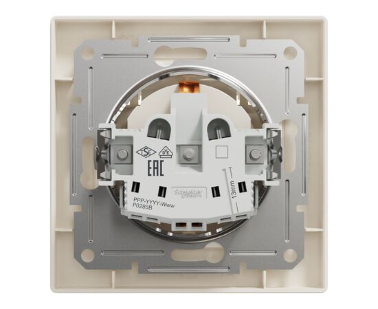 Розетка Schneider Electric ASFORA з кришкою, крем (EPH3100123), изображение 8 Розетка Schneider Electric ASFORA з кришкою, крем (EPH3100123), изображение 8