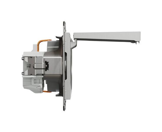 Розетка Schneider Electric ASFORA з кришкою, алюміній (EPH3100161), изображение 3 Розетка Schneider Electric ASFORA з кришкою, алюміній (EPH3100161), изображение 3