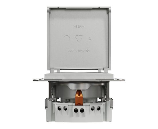 Розетка Schneider Electric ASFORA з кришкою, алюміній (EPH3100161), изображение 6 Розетка Schneider Electric ASFORA з кришкою, алюміній (EPH3100161), изображение 6