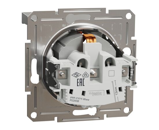 Розетка Schneider Electric ASFORA з кришкою, алюміній (EPH3100161), изображение 7 Розетка Schneider Electric ASFORA з кришкою, алюміній (EPH3100161), изображение 7