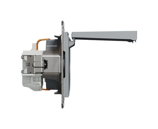 Розетка Schneider Electric ASFORA з кришкою, сталь (EPH3100162), изображение 3 Розетка Schneider Electric ASFORA з кришкою, сталь (EPH3100162), изображение 3