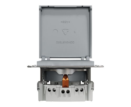 Розетка Schneider Electric ASFORA з кришкою, сталь (EPH3100162), изображение 6 Розетка Schneider Electric ASFORA з кришкою, сталь (EPH3100162), изображение 6