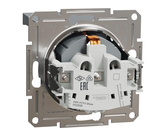 Розетка Schneider Electric ASFORA з кришкою, сталь (EPH3100162), изображение 7 Розетка Schneider Electric ASFORA з кришкою, сталь (EPH3100162), изображение 7