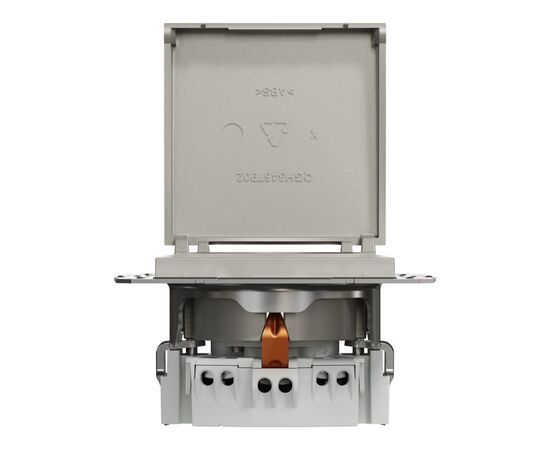 Розетка Schneider Electric ASFORA з кришкою, бронза (EPH3100169), изображение 6 Розетка Schneider Electric ASFORA з кришкою, бронза (EPH3100169), изображение 6
