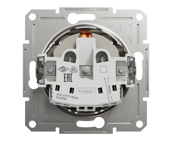 Розетка Schneider Electric ASFORA з кришкою, бронза (EPH3100169), изображение 8 Розетка Schneider Electric ASFORA з кришкою, бронза (EPH3100169), изображение 8