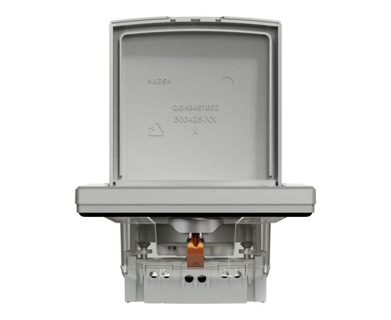 Розетка Schneider Electric ASFORA з кришкою IP44, алюміній (EPH3100361), изображение 6 Розетка Schneider Electric ASFORA з кришкою IP44, алюміній (EPH3100361), изображение 6