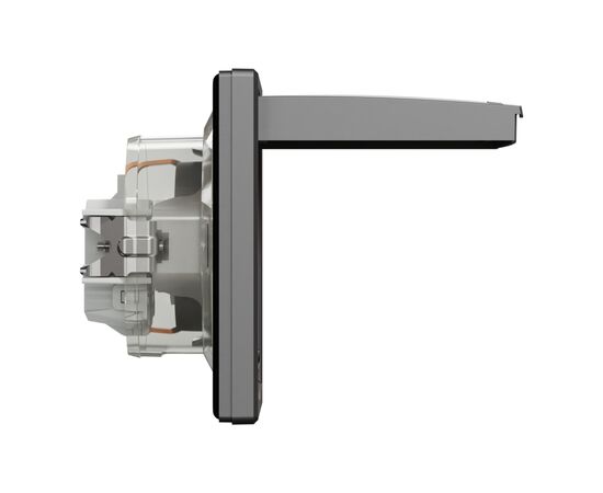 Розетка Schneider Electric ASFORA IP44, антрацит (EPH3100371), изображение 3 Розетка Schneider Electric ASFORA IP44, антрацит (EPH3100371), изображение 3
