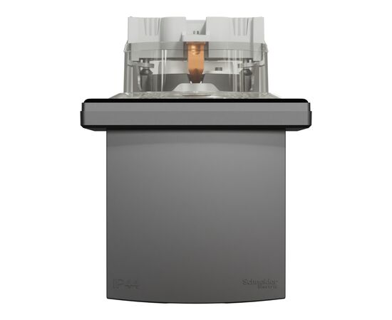 Розетка Schneider Electric ASFORA IP44, антрацит (EPH3100371), изображение 5 Розетка Schneider Electric ASFORA IP44, антрацит (EPH3100371), изображение 5