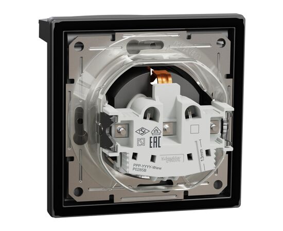Розетка Schneider Electric ASFORA IP44, антрацит (EPH3100371), изображение 7 Розетка Schneider Electric ASFORA IP44, антрацит (EPH3100371), изображение 7