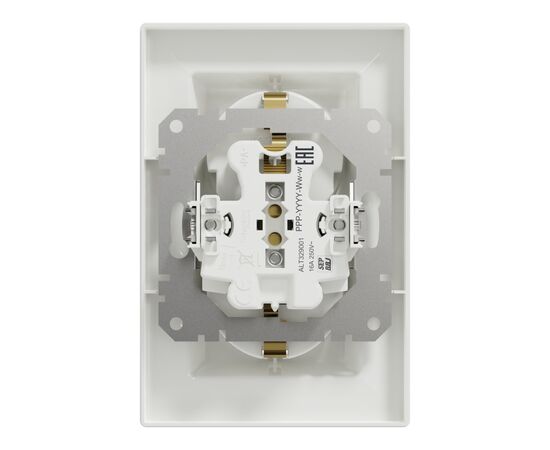 Розетка Schneider Electric ASFORA с заземлением двойная белая 16А (EPH9900121), изображение 8 Розетка Schneider Electric ASFORA с заземлением двойная белая 16А (EPH9900121), изображение 8