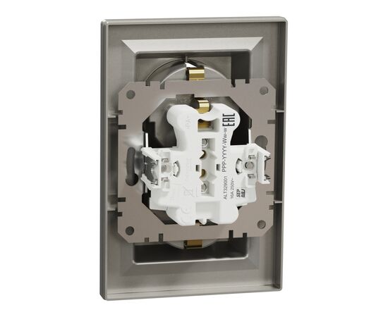Розетка Schneider Electric ASFORA с заземлением двойная бронза 16А (EPH9900169), изображение 7 Розетка Schneider Electric ASFORA с заземлением двойная бронза 16А (EPH9900169), изображение 7