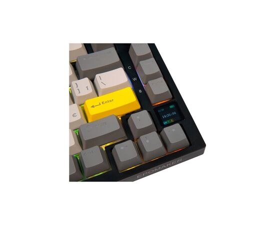 Клавиатура Epomaker AK820 Pro 75 Gift Switch Hot-Swap RGB USB/Wireless/Bluetooth/USB UA Black (AK820-PRO-B-G), изображение 4 Клавиатура Epomaker AK820 Pro 75 Gift Switch Hot-Swap RGB USB/Wireless/Bluetooth/USB UA Black (AK820-PRO-B-G), изображение 4