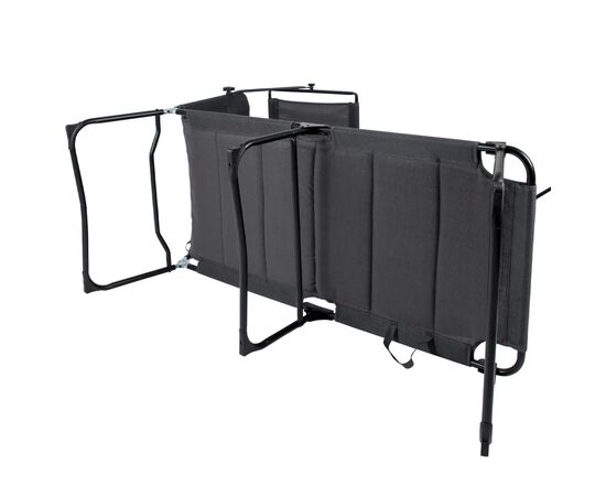 Раскладушка Bo-Camp Sun Lounger With Sunscreen 5 Positions Grey (1304492) (DAS303260), изображение 2 Раскладушка Bo-Camp Sun Lounger With Sunscreen 5 Positions Grey (1304492) (DAS303260), изображение 2